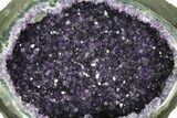 Amethyst Jewelry Box Geode On Stand - Gorgeous #94204-2